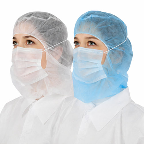 Disposable PP Astro Cap with 2 ply Face Mask